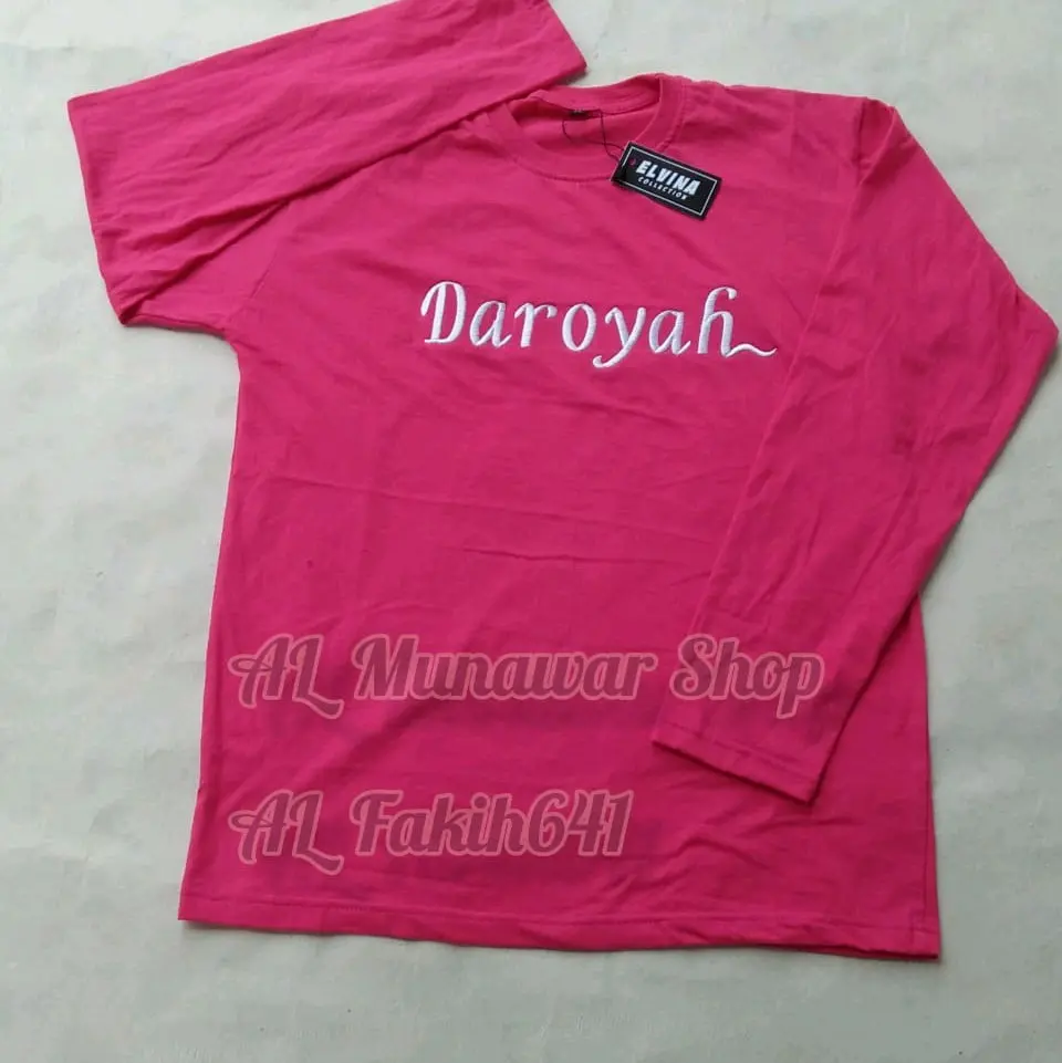 Kaos nama dewasa tangan panjang free reques nama sendiri