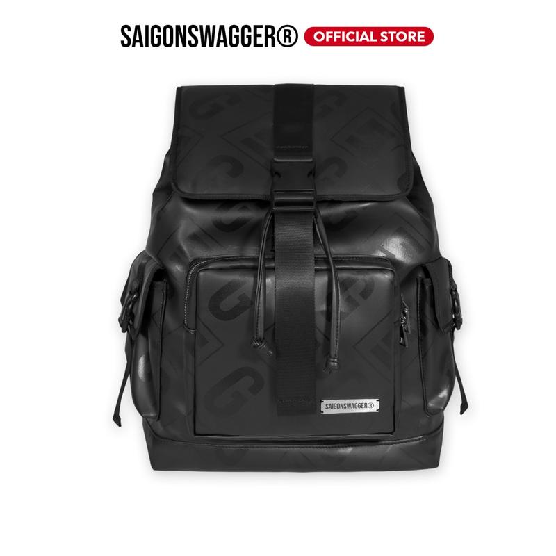 Balo Da Cao Cấp In SAIGON SWAGGER Eclipse Leather Backpack Đựng Laptop 15.6inch