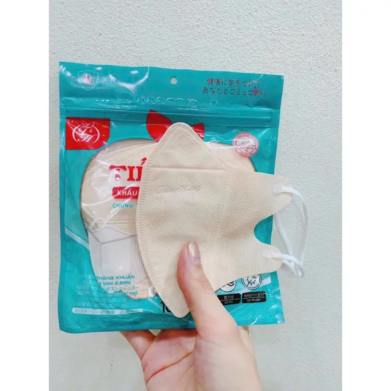 COMBO 500 chiếc 5D [  ] Khẩu Trang Tiến Hùng 3 lớp kháng khuẩn, 45-85kg, Hot Trend 2025 Phụ Kiện Nam 2