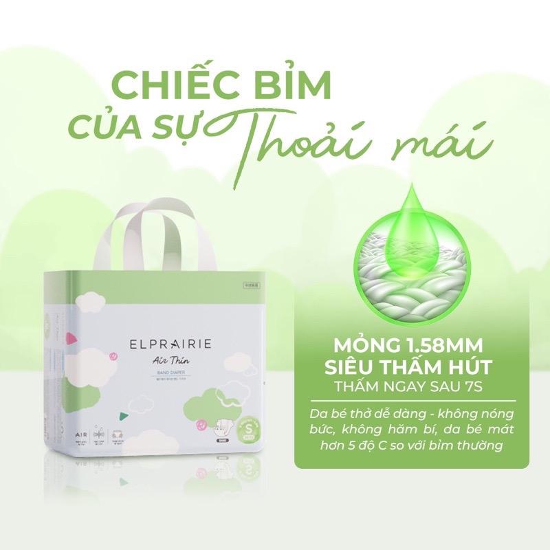 ￼Combo thùng 4 bịch Tã/Bỉm ELPRAIRIE HÀN QUỐC Dán/Quần Đủ Size S34/M30/L34/XL30/XXL26