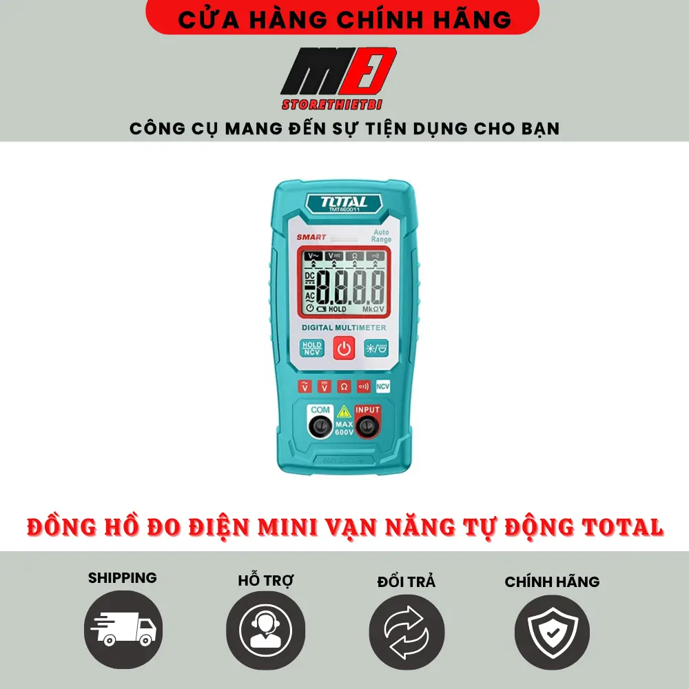 Đồng hồ đo điện vạn năng mini Total TMT460011