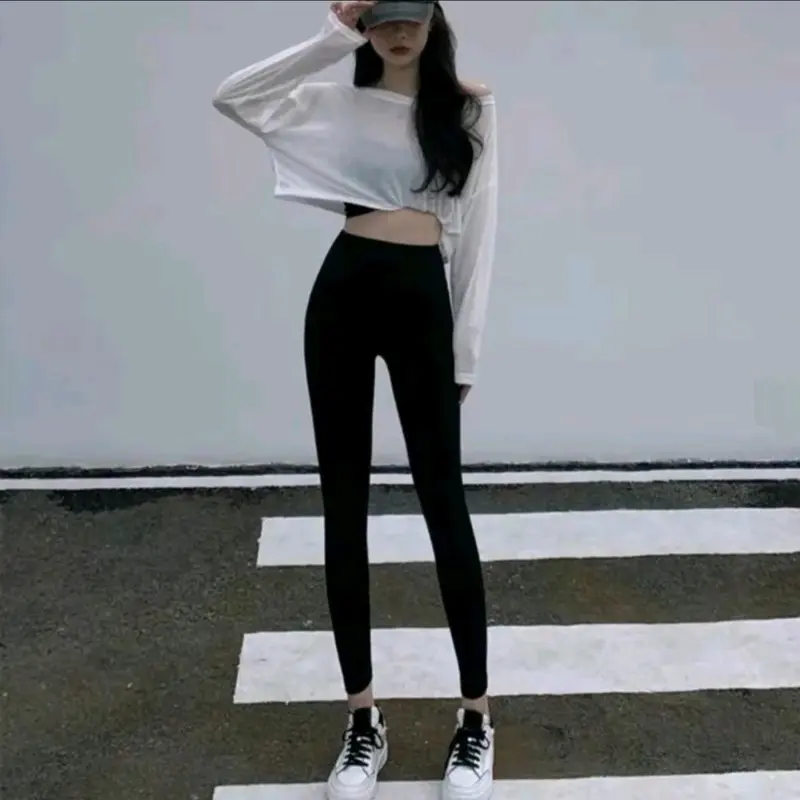 combo3 quần dài legging thun nữ ôm gọn cạp cao 2 túi trước có giãn 4 chiều cotton dày Q3 Women 7