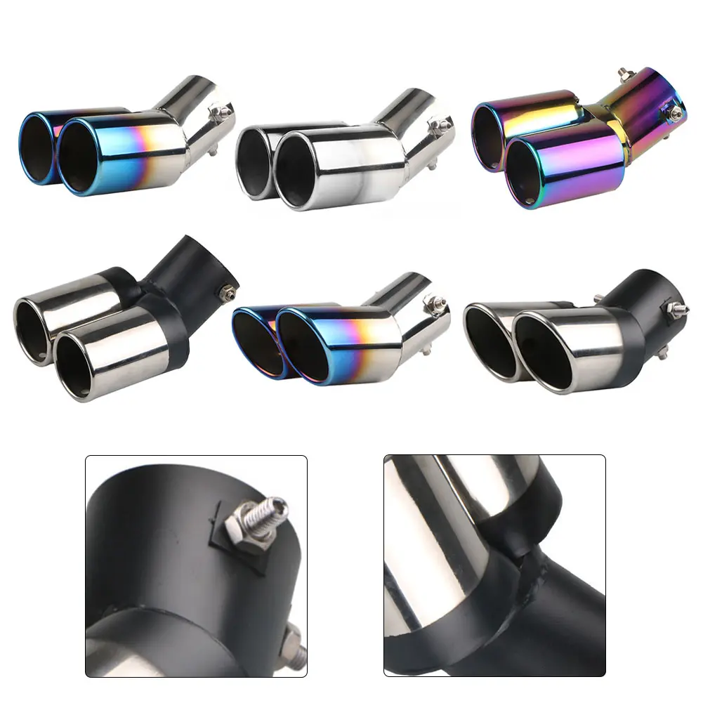Colorful Automobile Exhaust Pipe High Universality Exhaust Pipe Part Anti-Corrosion Pipe Quick Installation Superior Materials