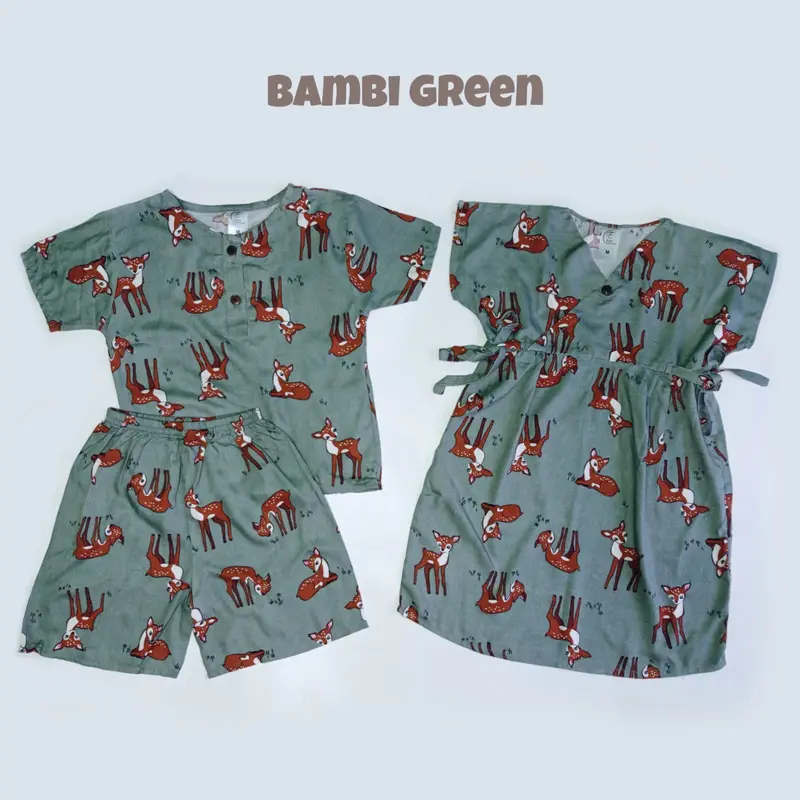 setelan anak rayon dress kimono anak couple adik kaka 3