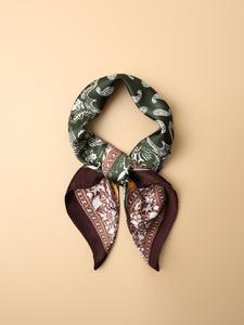 Pañuelo cuadrado con estampado paisley, bandana suave y cómoda para mujeres y hombres, pañuelo casual y versátil para uso diario, accesorios de moda para primavera y otoño