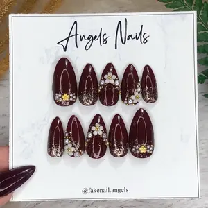 Fake nails | kuku palsu | fake nails wedding | press on nails Art