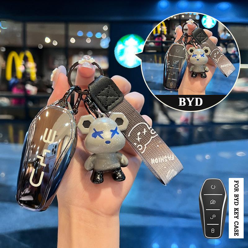 Product Introduction of BYD Atto 3  Dolphin Seal Dolphin Mini Car TPU Remote Key Cover 30