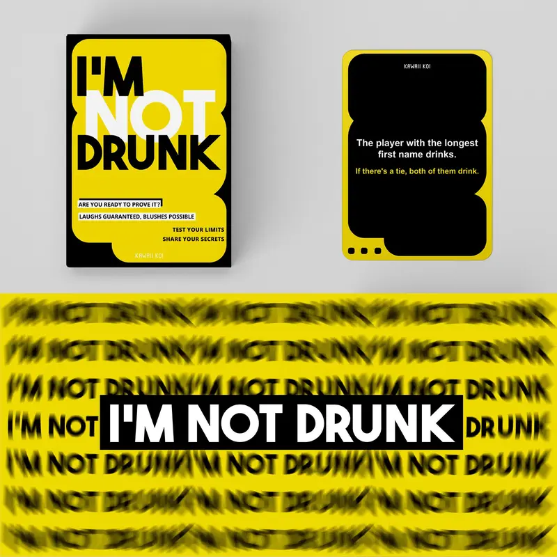Letter Pattern Party Drinking Cards, 1 Box Hilarious Drinking Game Cards, Game Nights Birthday Gift & Bachelor Party 3