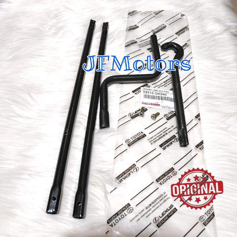 Kunci Gagang Tongkat Tangkai Dongkrak Cadangan Serap Toyota Kijang Innova Fortuner Komplit 4Pc Original Ban Baut 1