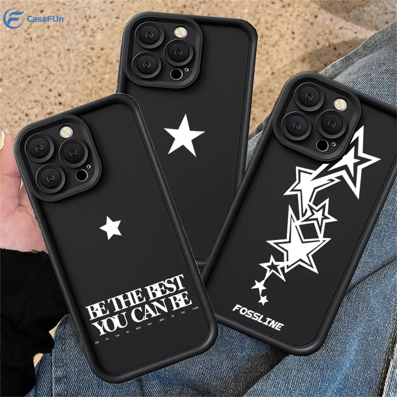 Casing Hp For Infinix Smart 8 SPARK GO 2024 Note 30 Hot 40i Hot 30i Hot 20S Note 12 G96 Hot 12 Play 11 Play 9 10 Play Smart 7 Smart 6 Smart 5 Simple Star Combination Phone Case Cover Casefun