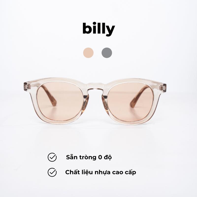 [LEIA] Kính râm thời trang gọng vuông dành cho nam nữ unisex chất liệu nhựa cứng cáp chống tia UV 1