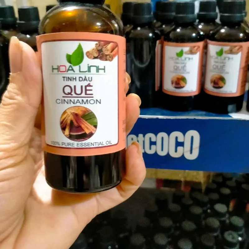 tinh dầu nguyên chất hương quế 100ml khử mùi sông phòng đuổi muỗi 1