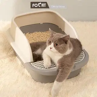 FOCAT Tempat Bak Pasir  Anjing Hewan Peliharaan M06 Tempat Pup Toilet  litter  box box pup 2