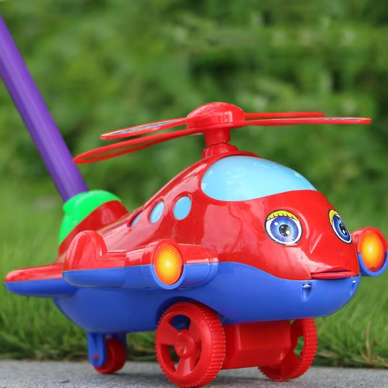 Product Introduction of Funny Baby Learning Walker with Handle  Wheels Plastic Airplane Push Walking Toy for Toddlers Boy Girl Age 1. 2 Years Old 15
