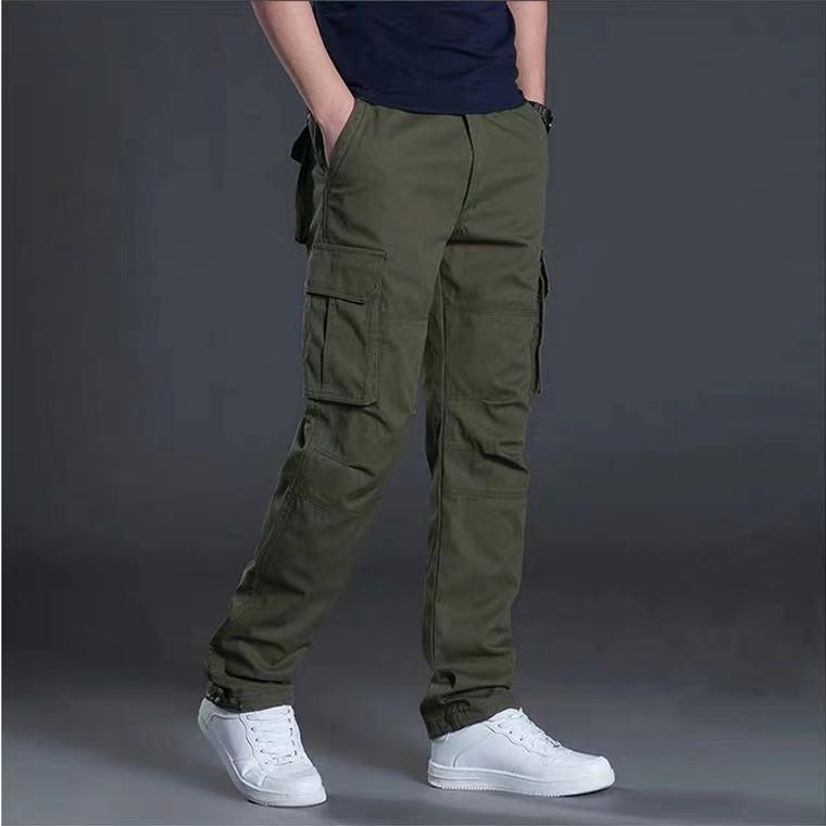NEW ARRIVAL plain cargo pants 6pocket 5 colors for men 4