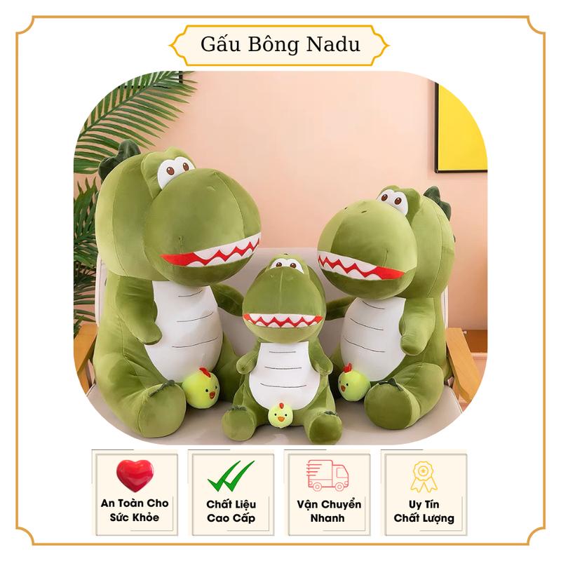 Gấu Bông Khủng Long Có Con Gà Đáng Yêu Thú Nhồi Bông Thú Bông Toy Thú Nhồi Bông