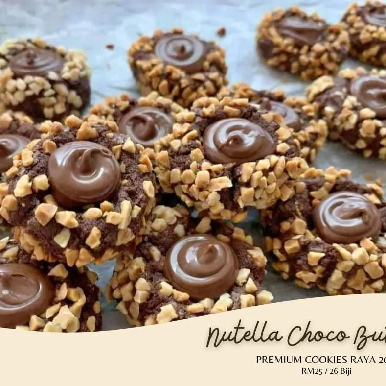 Chocokies nutella button premium - TikTok Shop Malaysia