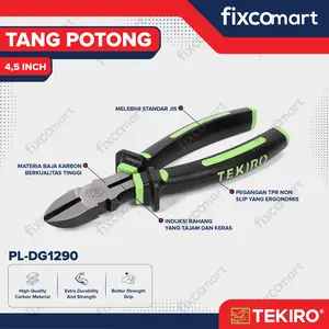 TEKIRO Diagonal Pliers / Tang Potong 4.5 / 6 / 8 INCH