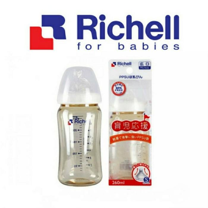 Gambar RICHELL PPSU Bottle 260ml Botol Susu PPSU Botol Dot Bayi dari ANINDHITA Mom and Baby Kab. Bekasi Tokopedia