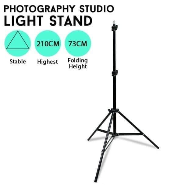 LIGHT STAND 2.1M LAMPU STUDIO TRIPOD CAMERA 2M - 210CM Light Stand ...