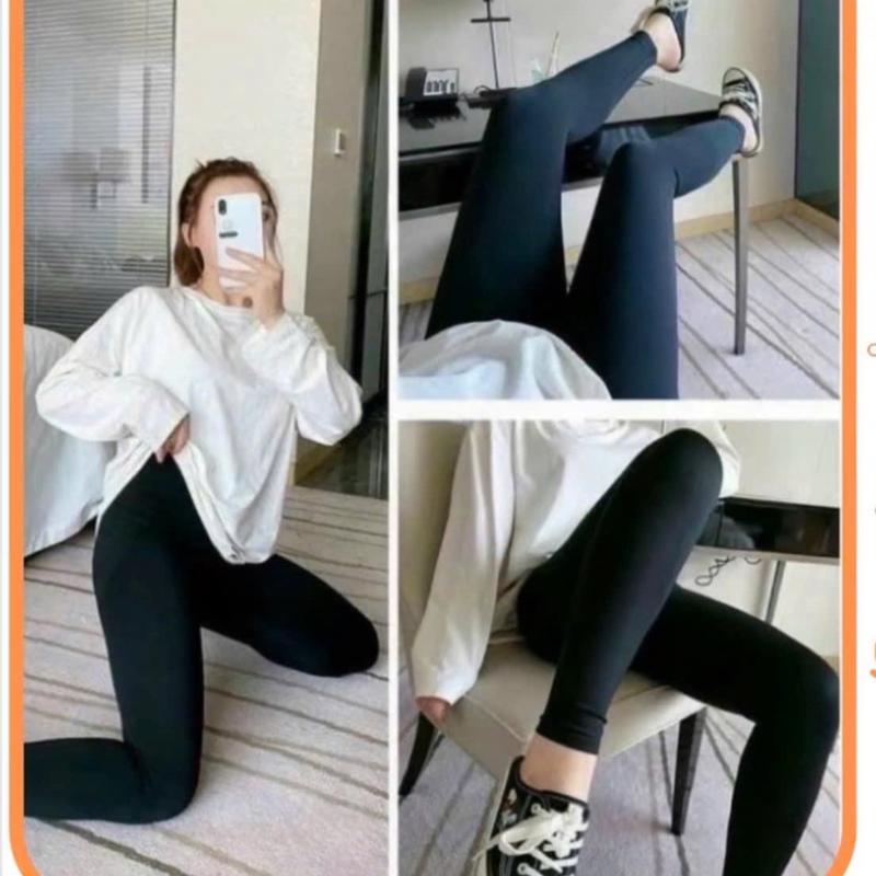 Quần nỉ lót lông_quần legging mùa đông siêu ấm lưng cạp cao giữ nhiệt leggin ôm…