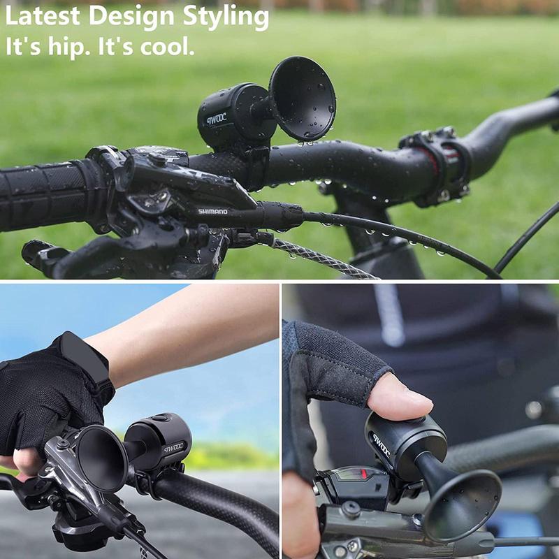 Product Introduction of Bike Bell Electronic Loud Horn ABS Safety Electric Speaker Ring Bell Warning Alarm Bell 38