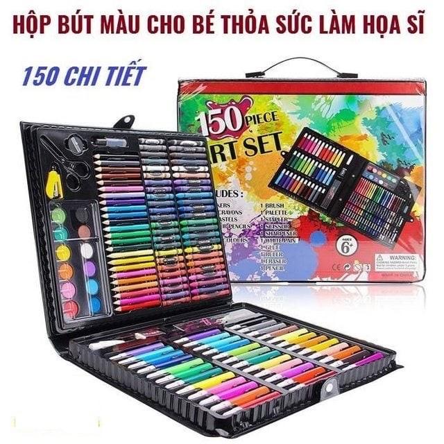Hộp màu Đồ Chơi cho bé tập tô 150 chi tiết cao cấp