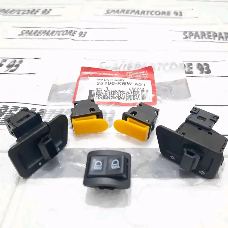 jual saklar  lampu 1 set honda blade revo supra x 125 spacy beat karbu vario  110 kharisma original saklar 0