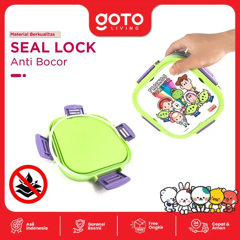 Goto [COD] Celosia X Disney Lunch Box Kotak Bekal Tempat Makan Anak Sekolah 3