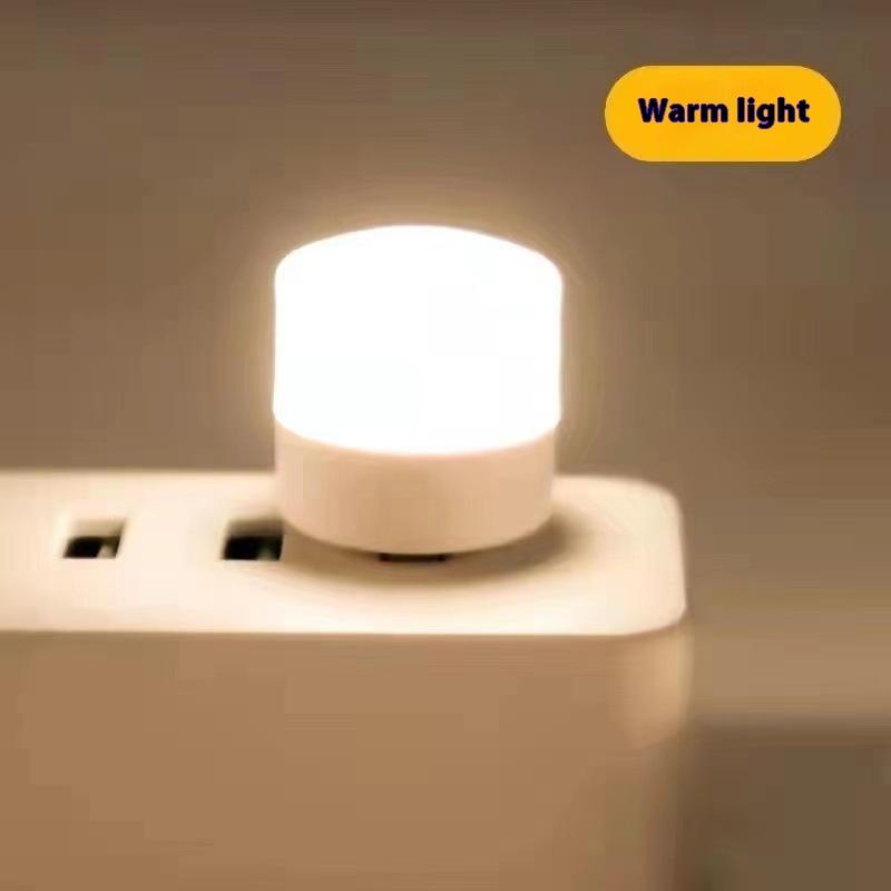 Đèn ngủ mini USB cho phòng ngủ, đèn bàn bảo vệ mắt di động với cổng sạc USB.