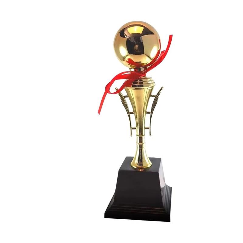 Product Introduction of High Quality Metal Golden Ball Awards Trophy Spherical Excellent Player Award Winner Award Trophy Toy Model Craft Souvenirs Soccer Trophies School Rewarding Supply 13