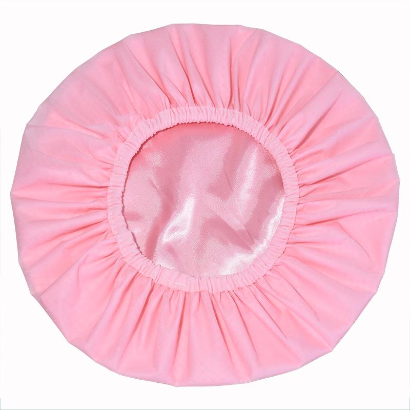 Product Introduction of Topi Mandian Peva Hitam Kalis Air, Lapisan Berganda, Untuk Wanita dengan Rambut Panjang, Penutup Kepala Mandi, Topi Rawatan Rambut, Topi Mandian, Ketibaan Baru 18