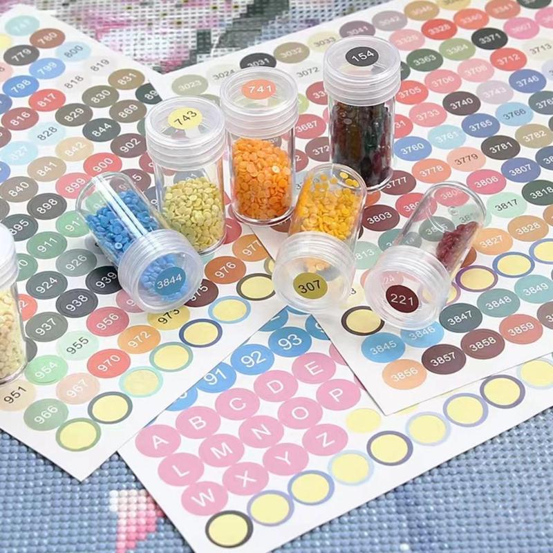 Diamonds Art Colorful Painting Material Storage Box, DIY Multi-grid Rhinestones Storage Organizer, Creative Desktop Storage Box 4