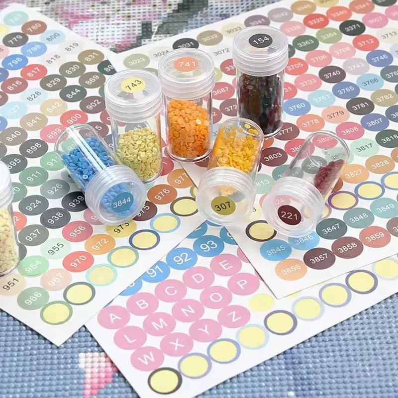 Diamonds Art Colorful Painting Material Storage Box, DIY Multi-grid Rhinestones Storage Organizer, Creative Desktop Storage Box 4