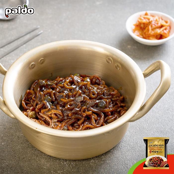 Paldo Jjajang Men Chajang Noodle - Jjajangmyeon - Mie Ramen Korea 200g 3