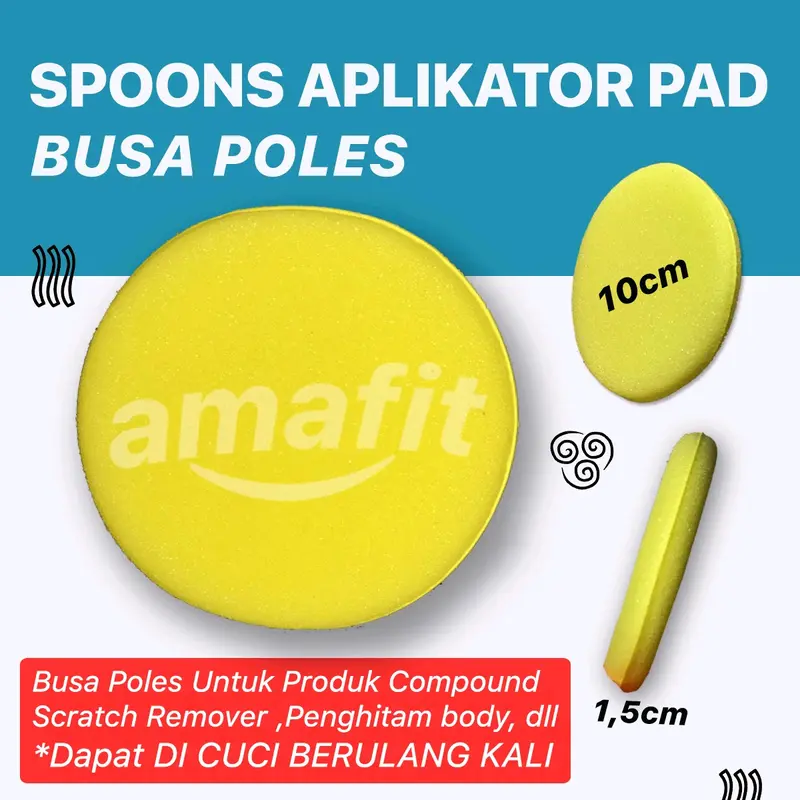 Busa Spoon Spoons Aplikator Pad Polish Amafit Car 1
