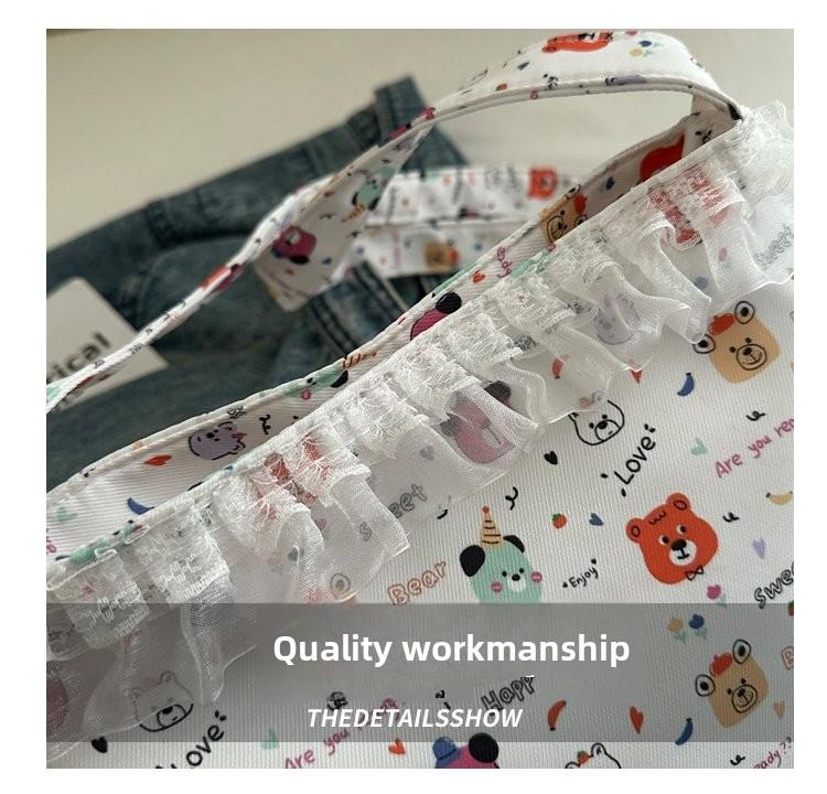 Product Introduction of Sewing Line Magnetic Snap Spring 2025 Women's Bag Shoulder Bag Personality Trend Large Capacity 5