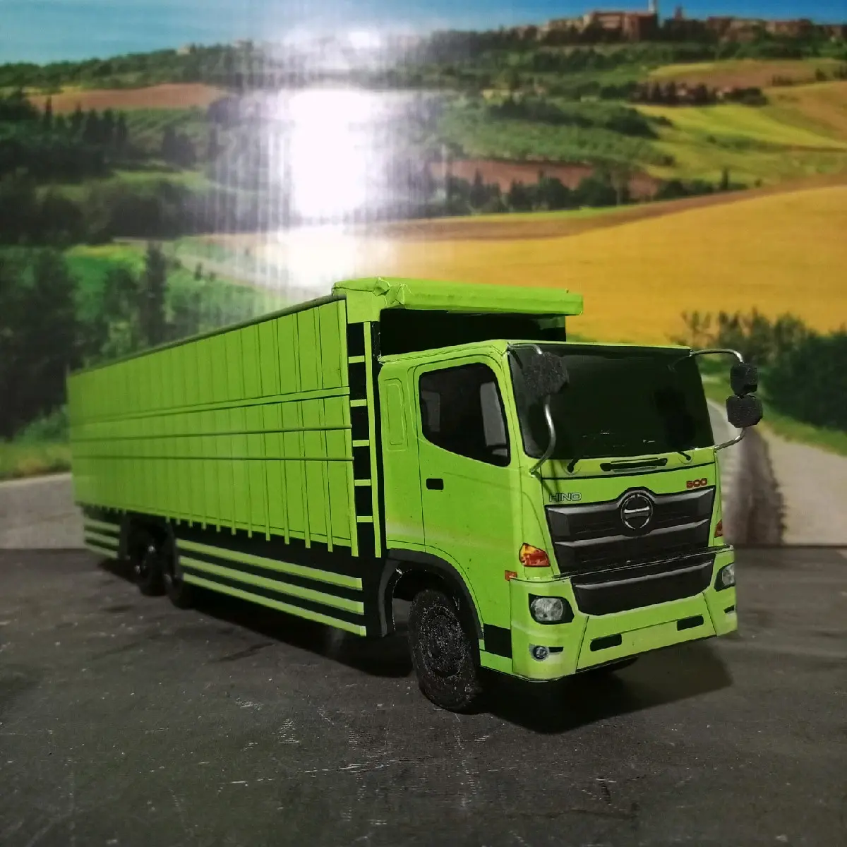 miniatur truk oleng tronton murah viral Mainan