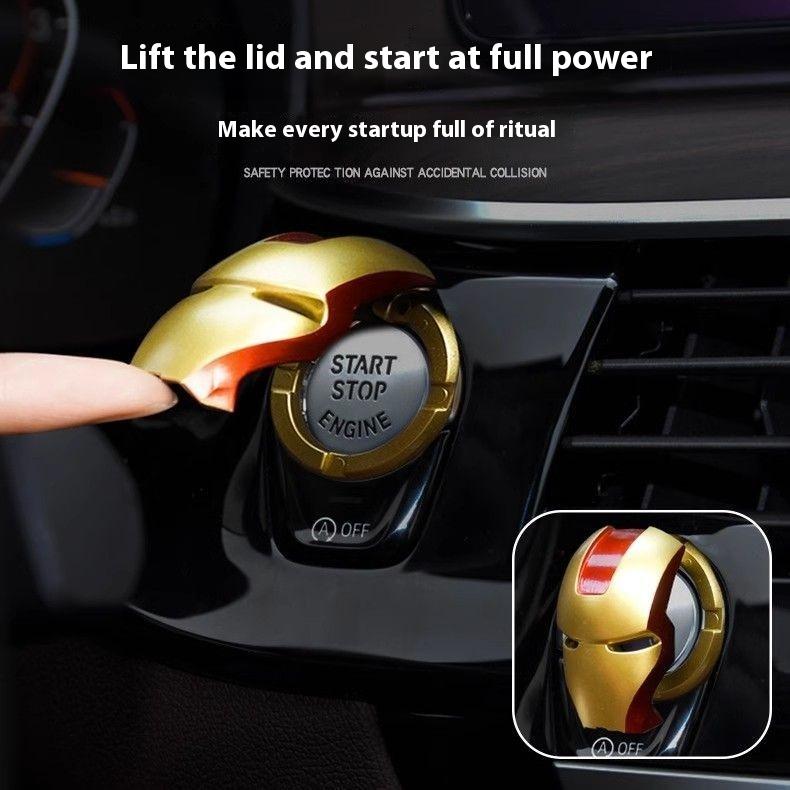 One-Click Start Button Sticker in-Car Creativity Personality - TikTok ...
