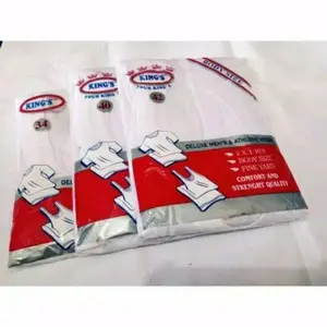 3 pcs singlet dewasa merk kings dan texco JUMBO kaos kutang pria