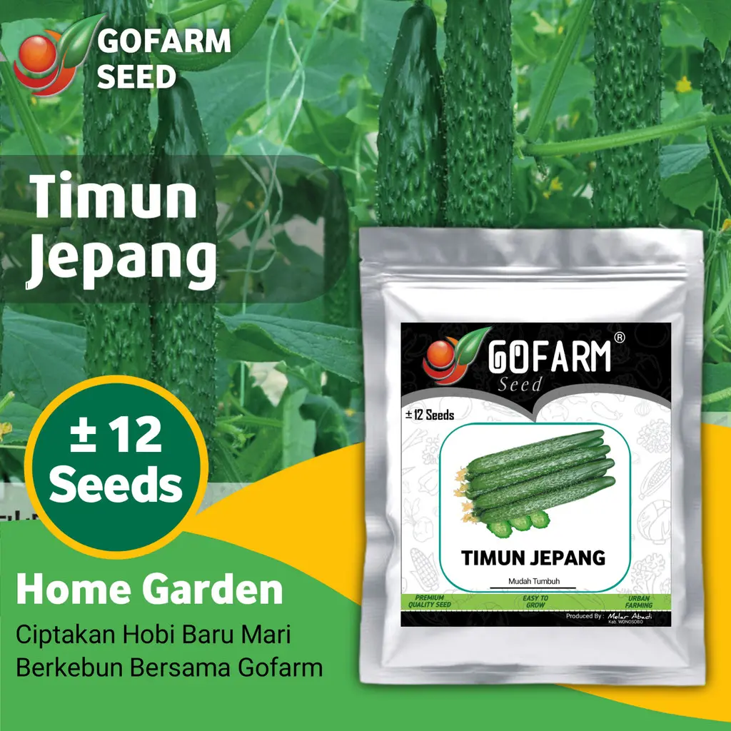 GOFARM - Benih Timun Jepang Kemasan Original Berkualitas