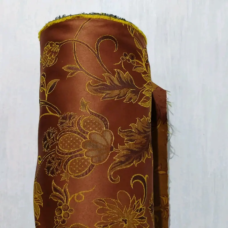 KAIN SOFA TIMBUL GOLD // KAIN KURSI KELEP BAHAN JOK KURSI MOTIF BUNGA // COVER BANTAL SOFA MINIMALIS 4
