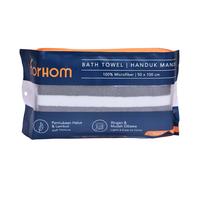 Gambar FORHOM 50X100 CM HANDUK TRAVEL MICROFIBER - ABU-ABU dari AZKO ID Kota Administrasi Jakarta Barat 5 Tokopedia