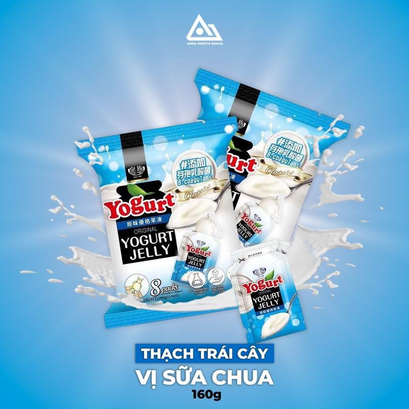 Thạch trái cây Đài Loan vị nho 160g, thạch hoa quả dai giòn thơm ngon An Gia Sweets Snacks 6