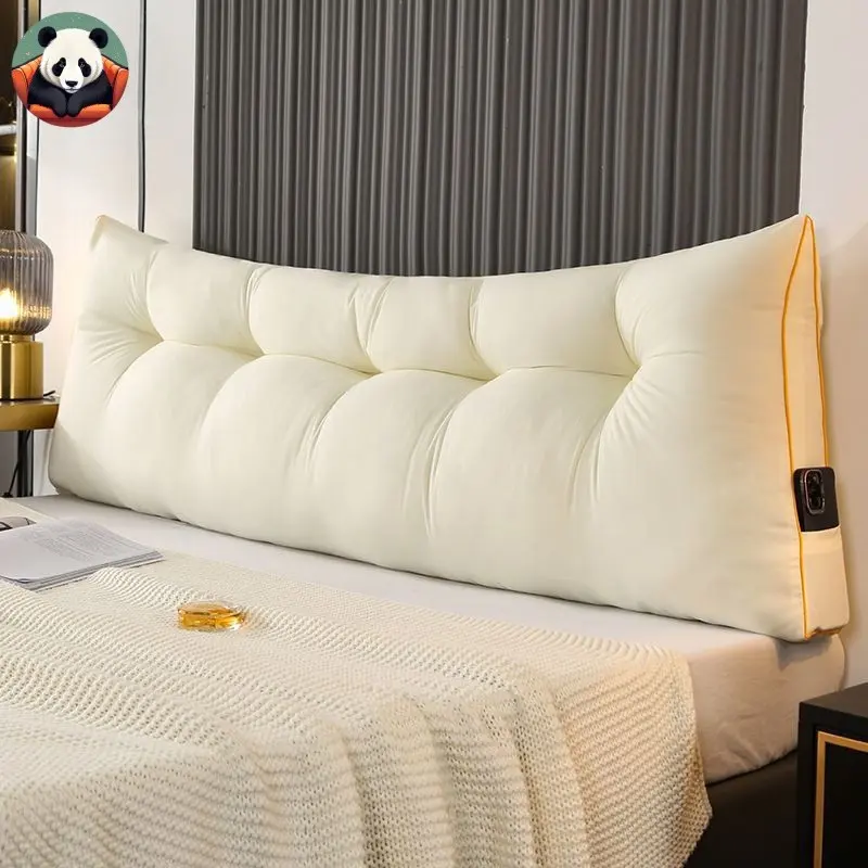 【SG Stock】Cushion Bed Cushion Triangle Bedside Cushion  Double Bed Backrest Sofa Cushion tatami Cushion  Sofa Waist Cushion Sofa Cushionshion