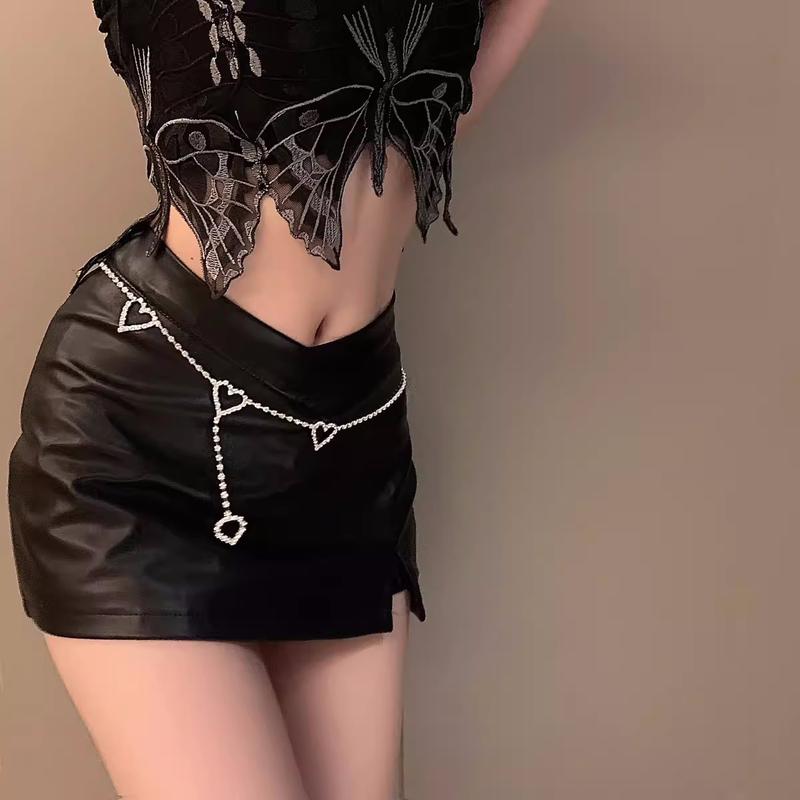 Product Introduction of Love Metal Thin Waist Chain Women's Design High-Grade Sexy Hot Girl New Fashion Belt Accessories 14