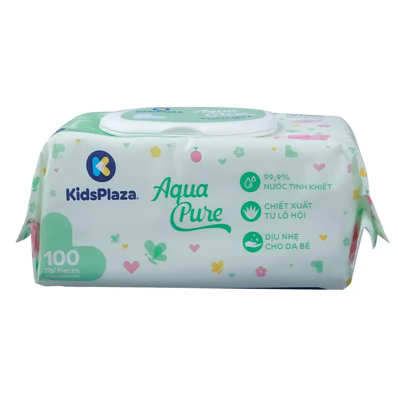 Khăn ướt tinh khiết KidsPlaza 100 tờ/ 80 tờ - An toàn, dịu nhẹ 2