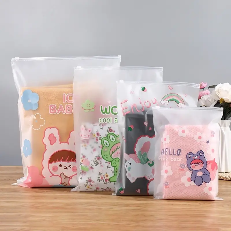 Combo 10 túi zip Đựng Đồ Đi sinh, Túi zip đựng đồ đi sinh mẹ và bé, đồ cá nhân quần áo phụ kiện du lịch, túi zip lụa, kt 30x40cm