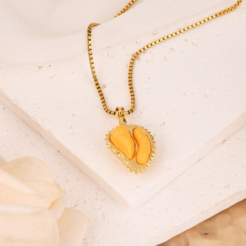 Vòng Cổ Mặt Dây Chuyền Sầu Riêng, Hàng Mới Về, Thích Hợp Cho Cuộc Đời Của Bạn 3