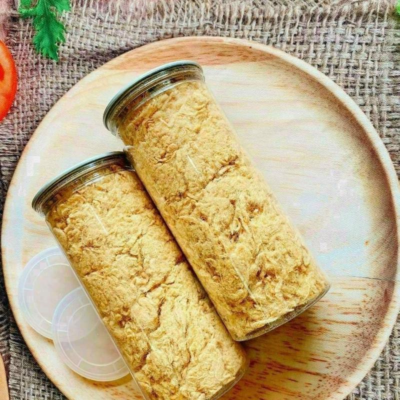 Chà bông gà xù ăn vặt Bảo Hân Hũ 500gram Food đồ ăn nhẹ khô Thức Ăn Snack Chua Vị Chua